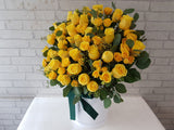 Golden Roses Flower Box - BT050