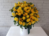 Golden Roses Flower Box - BT050