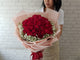 Romance Rose & Baby Breath Hand Bouquet - BQ979