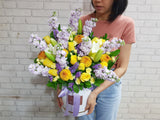 Vibrant Contrast Flower Box - BT051
