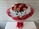 Cappuccino Red Rose Hand Bouquet - BQ986
