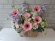 Delightful Gerbera & Eustomas Flower Basket - BK297