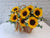 Cheerful Sunflower Flower Basket - BT057