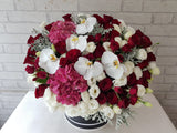 Striking Rose & Eustoma Flower Box - BT061
