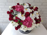 Striking Rose & Eustoma Flower Box - BT061