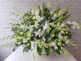 Lively Lily & Orchid Vase - VS125