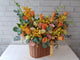 Orange Glow Flower Basket - BT064