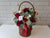 Rose & Baby Breath Flower Basket - BT069