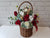 Rose & Baby Breath Flower Basket - BT069