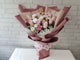 Sweet Rose & Carnation Hand Bouquet - HB005