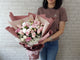 Sweet Rose & Carnation Hand Bouquet - HB005
