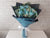 Blue Spray Rose Hand Bouquet - HB006