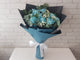 Blue Spray Rose Hand Bouquet - HB006