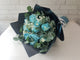 Blue Spray Rose Hand Bouquet - HB006