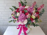 Pink Delight Hydrangea Flower Box - BT073