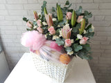 Blooming Care Fruit and Flower Basket - FR259