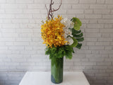 Trendy Tropical Floral Vase - VS176