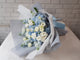Blue Serenity Hand Bouquet - HB017