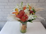 Dahlia & Calla Lily Vase - VS175