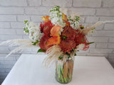 Dahlia & Calla Lily Vase - VS175