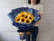 Sunny Contrast Hand Bouquet - HB016