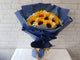 Sunny Contrast Hand Bouquet - HB016