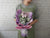 Purple Rose & Baby Breath Hand Bouquet - HB024