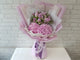 <b> (PRE_ORDER) </b> Sweet Tulip & Hydrangeas Hand Bouquet- HB023