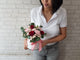 Rose & Carnation Flower Box - BT076