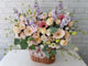Champagne Charm Floral Basket - BT078