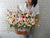 Champagne Charm Floral Basket - BT078