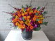 Orange Rose & Orchids Flower Box - BT083