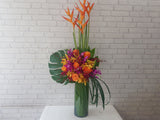 Bursting Floral Tall Vase - VS182