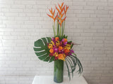 Bursting Floral Tall Vase - VS182