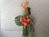 Bursting Floral Tall Vase - VS182