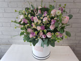 Purple Rose & Chamomile Flower Box - BT096