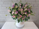 Purple Rose & Chamomile Flower Box - BT096