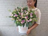 Purple Rose & Chamomile Flower Box - BT096