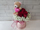 Romance Teddy Bear & Rose Gift Box - TD480
