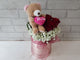 Romance Teddy Bear & Rose Gift Box - TD480