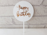 Happy Birthday Topper - AS105