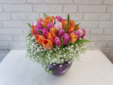 Rainbow Tulips Vase - VS193