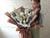 Rustic Lily & Rose Hand Bouquet - BQ901