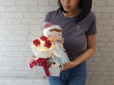 Artificial Rose & Girl Plush Toy - AT090