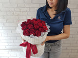 Crimson Rose Bouquet - BQ710