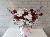 Fun Rose & Carnation Flower Box - BK084