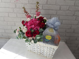 Fresh Fruit & Flower Basket - FR256
