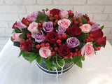 Colorful Rose & Berries Flower Box - BK640