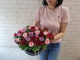 Colorful Rose & Berries Flower Box - BK640