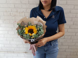 Sunflower Chamomile Hand Bouquet - BQ854